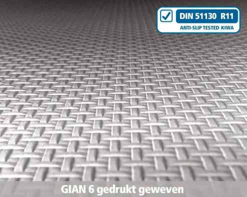 gian6 gedrukt geweven structuur beton, anti-slip, structuur, profiel, trap, trapneus